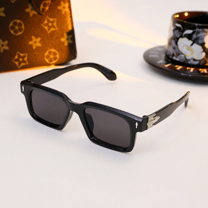 Ladies elegant rectangular sunglasses with special frame Stornfield