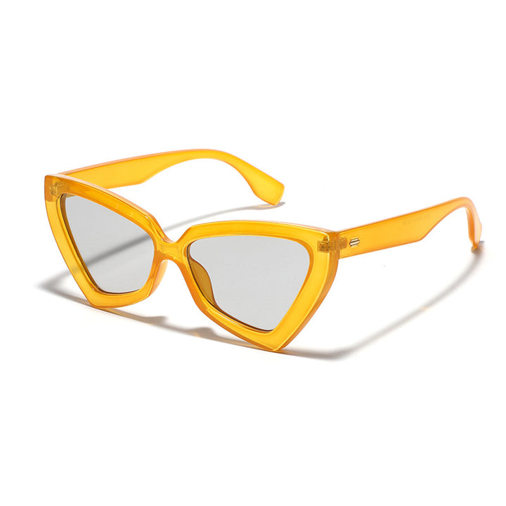Women's Cat-Eye Sunglasses with Mirrored Lenses and Sturdy Frame Stornfield