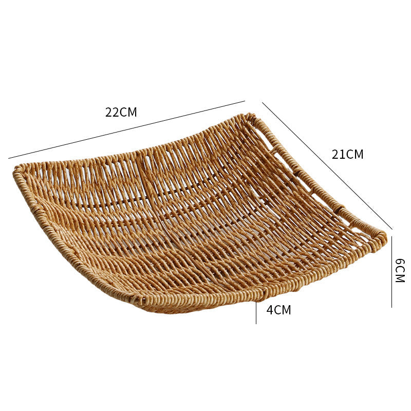 Decorative Handwoven Serving Tray Stornfield
