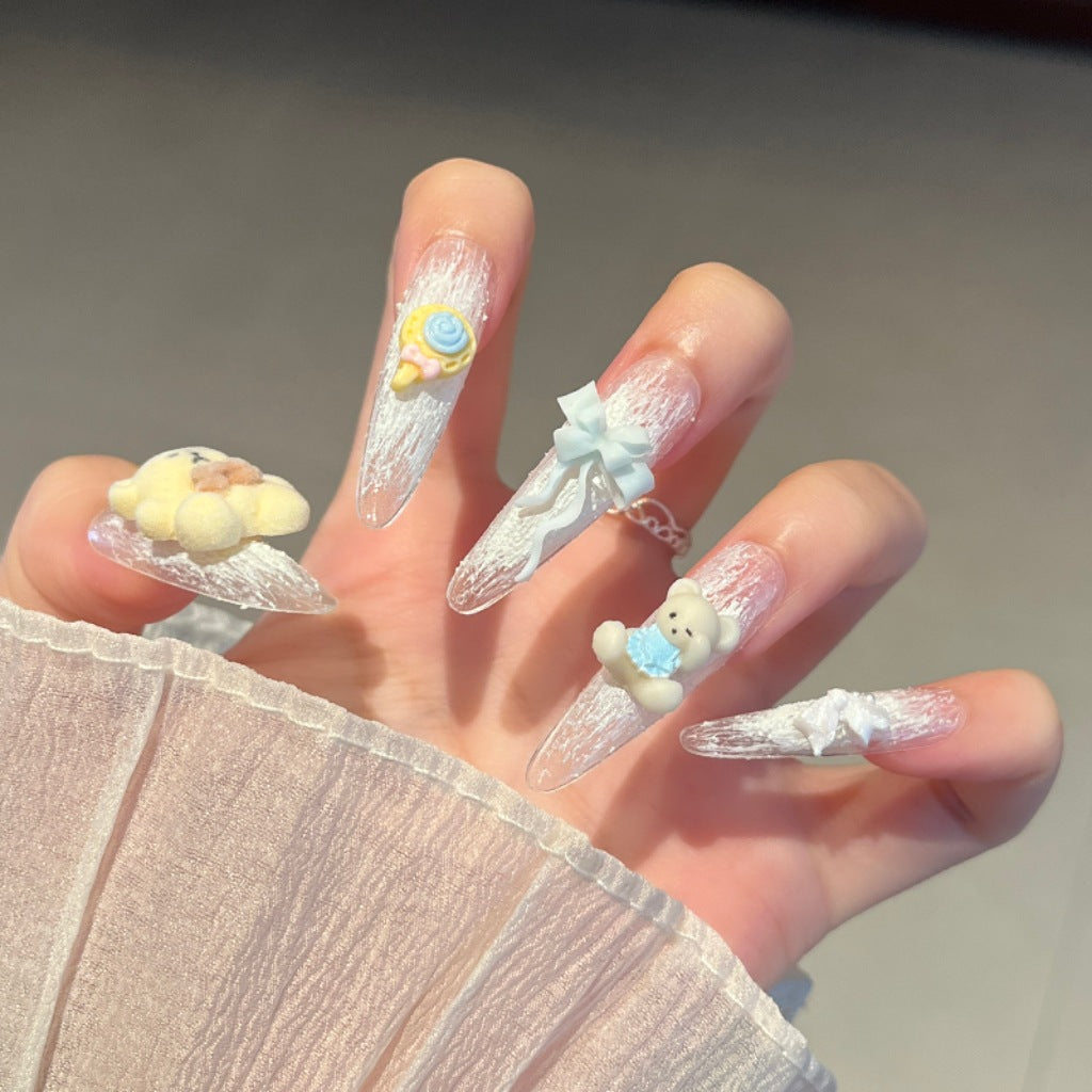 Stylish Stiletto Press-On Nail Extensions Stornfield