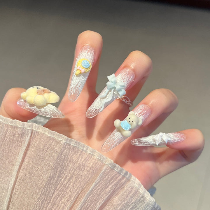 Stylish Stiletto Press-On Nail Extensions Stornfield