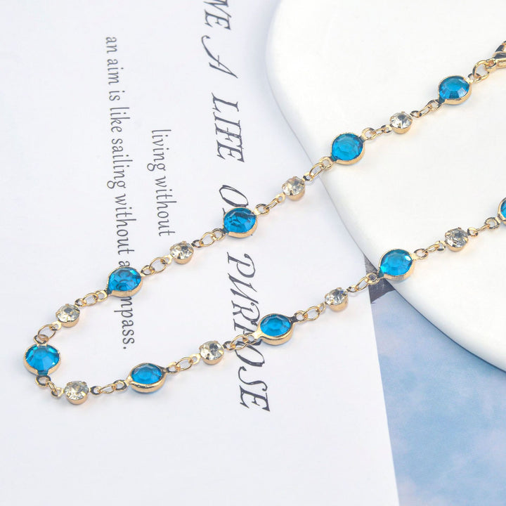 Elegant Stone Rhinestone Necklace Stornfield