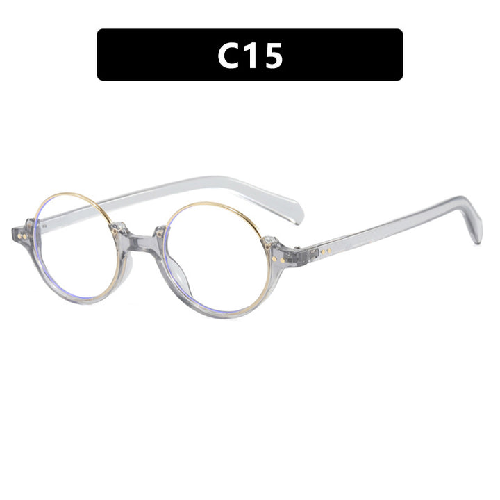 Women's round sunglasses with elegant plastic frame Stornfield