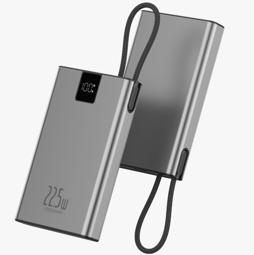 Portable high-performance power bank with smart charging display and USB-C connection Stornfield