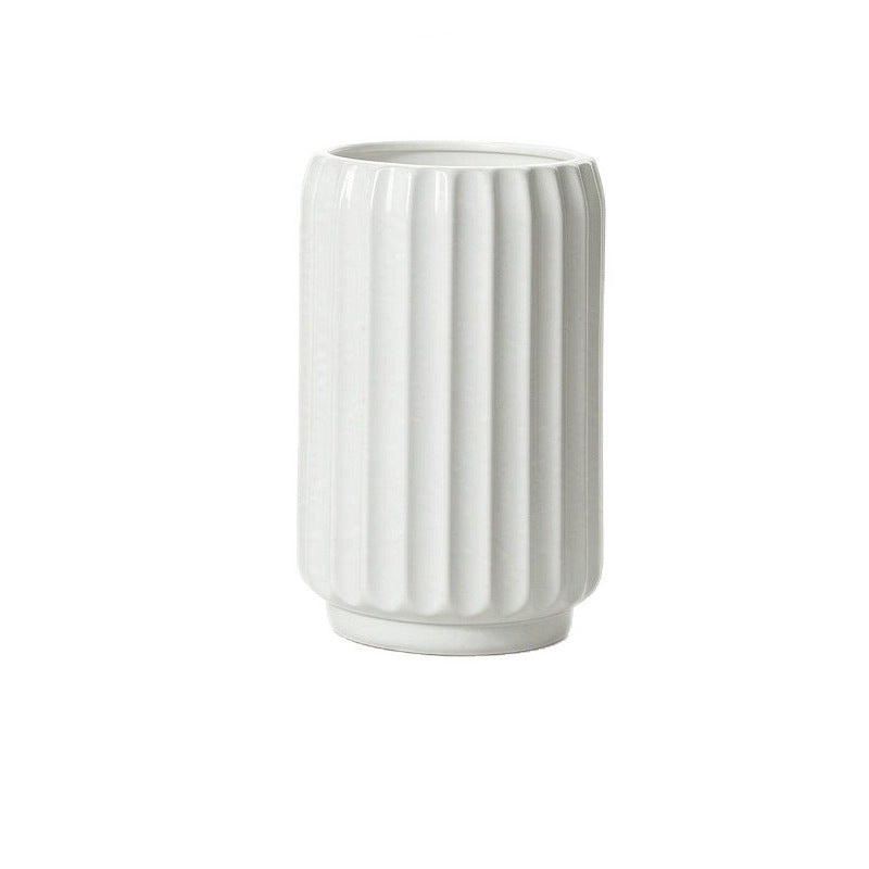 Elegant Fluted Decorative Floor Vase Stornfeild