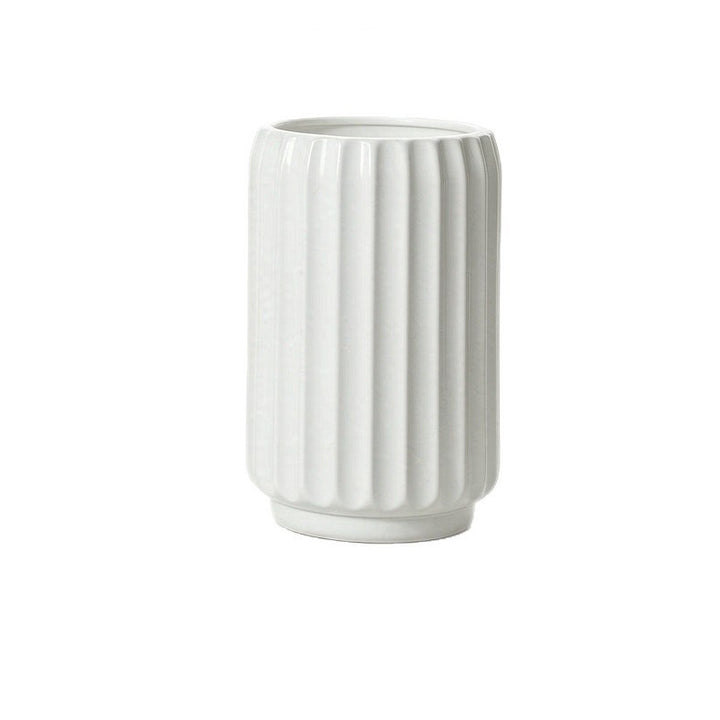 Elegant Fluted Decorative Floor Vase Stornfeild