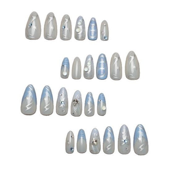 Artistic Stiletto Nail Art Enhancements Stornfield