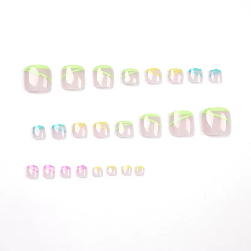 Nail art set with creative neon decorations Stornfield