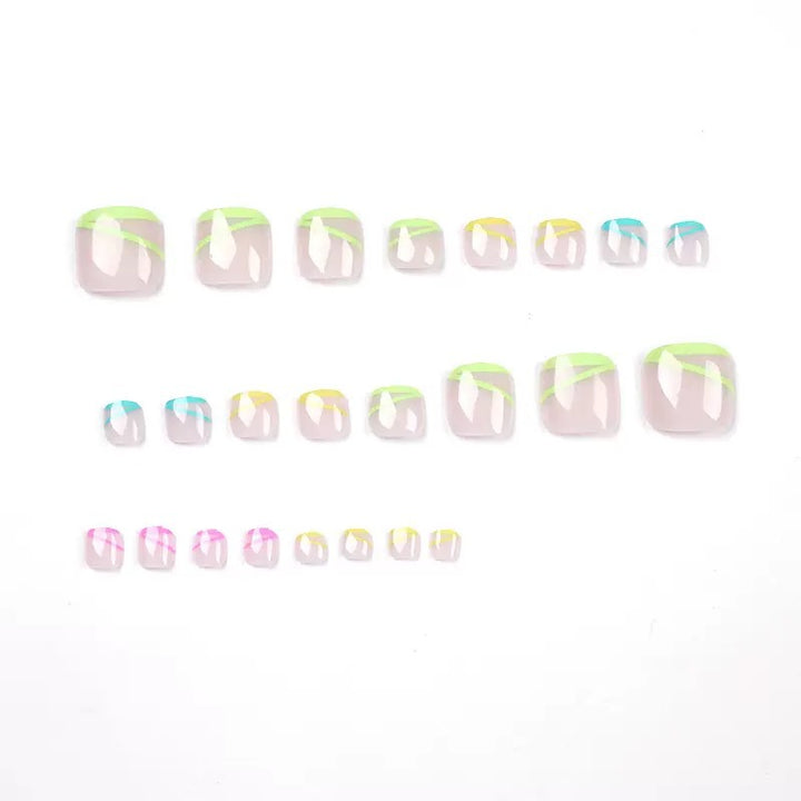 Nail art set with creative neon decorations Stornfield