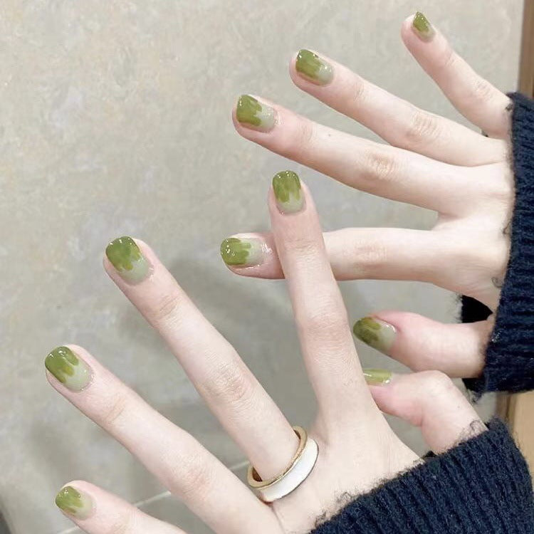 Artistic Gradient Press-On Nails