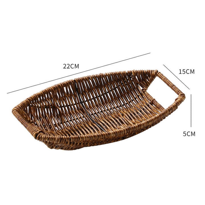 Decorative Handwoven Serving Tray Stornfield
