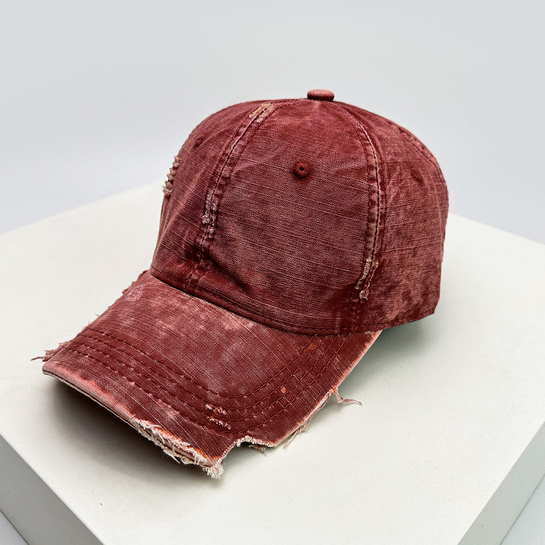 Men's Distressed Denim Baseball Hat Stornfield