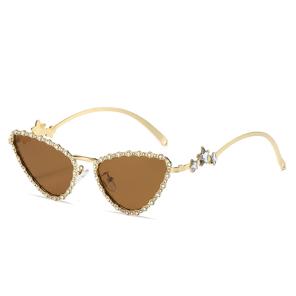 Glamorous Cat-Eye Sunglasses with Crystal Accents Stornfield