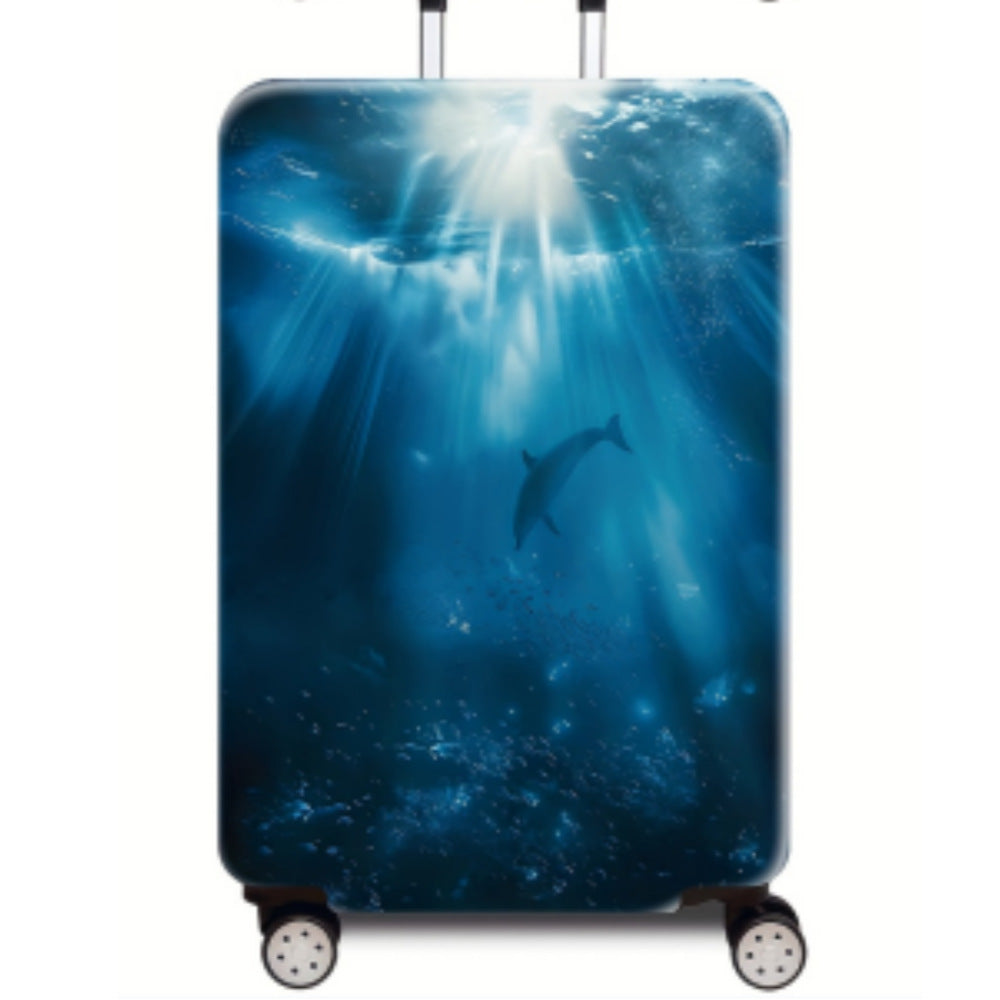 Women Hard Shell Suitcase with Stunning Ocean Design Stornfield