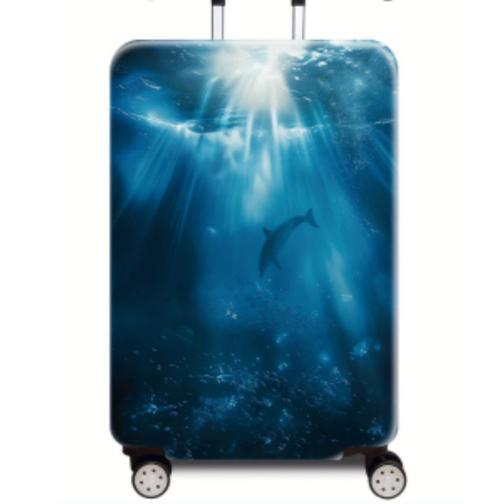 Women Hard Shell Suitcase with Stunning Ocean Design Stornfield