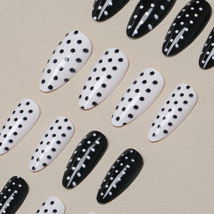 Polka Dot Press-On Nail Art Set