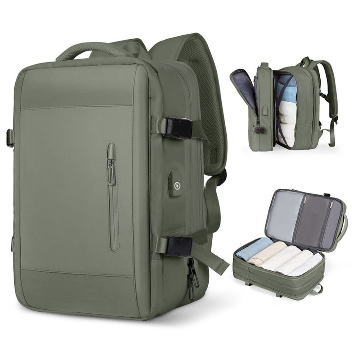 Multifunctional Laptop Backpack with USB Charging Port and Water-Repellent Material Stornfield