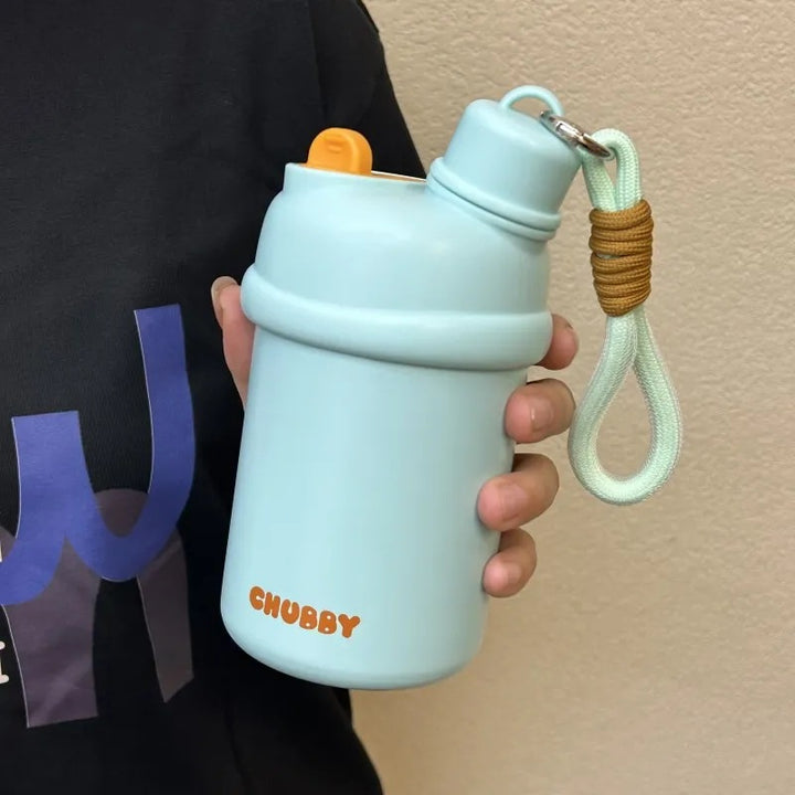 Women's Sporty Water Bottle with Practical Carrying Strap Stornfield