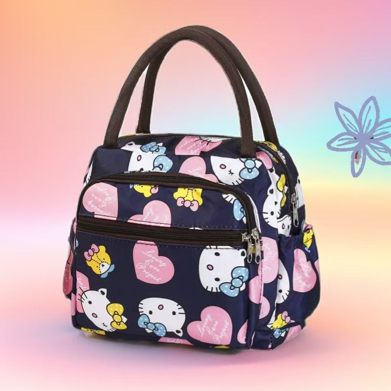 Cat Print Insulated Lunch Bag Stornfield