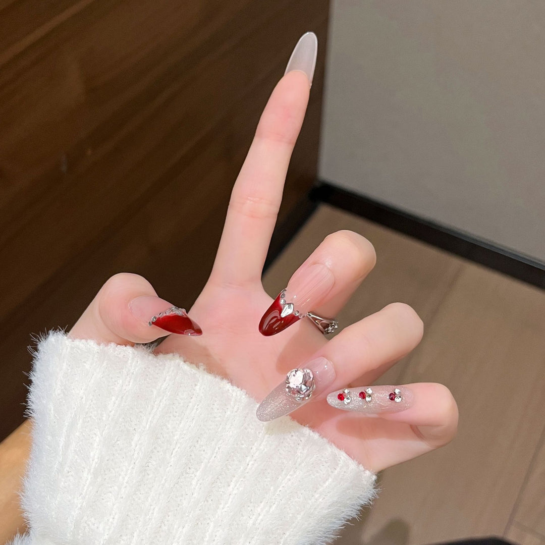 Decorative Glamour Press-On Nail Extensions Stornfield