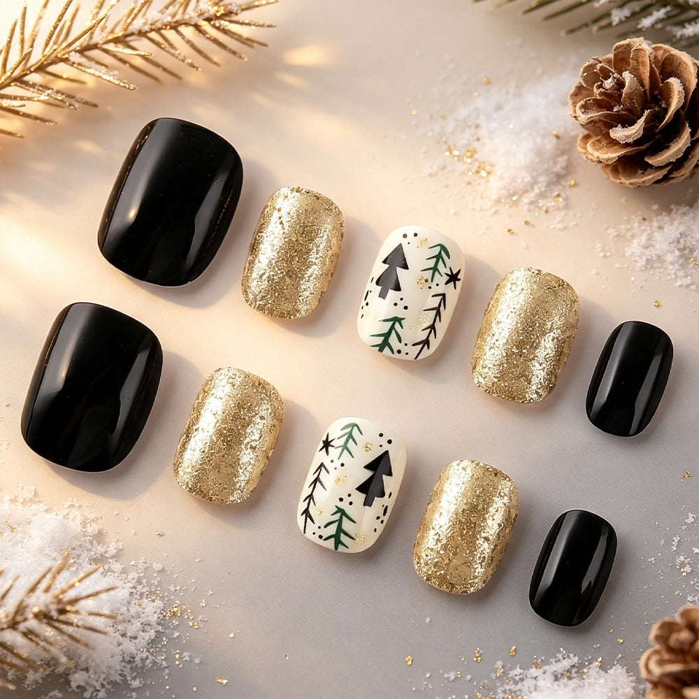Festive Holiday-Themed Nail Art Kit Stornfield