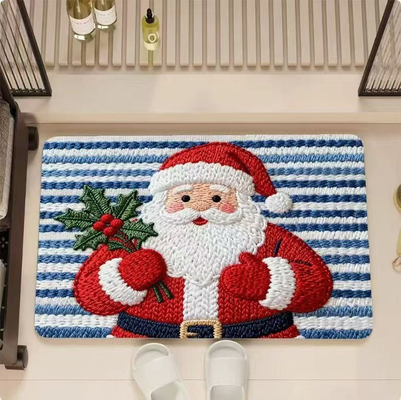 Christmas-Themed Decorative Mat