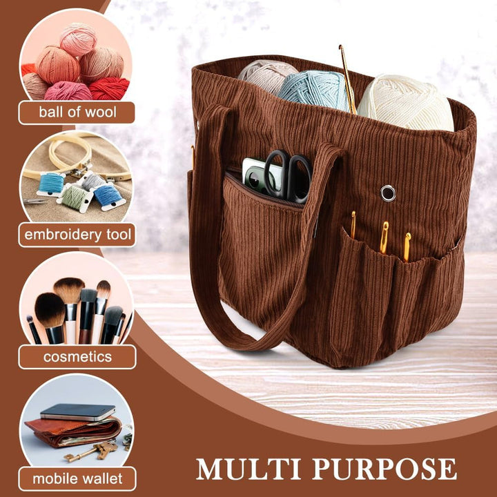 Functional storage bag with multiple outer pockets Stornfield