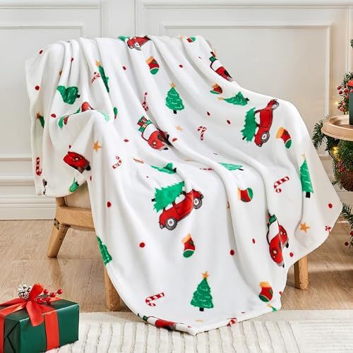 Cow Print Fleece Blanket