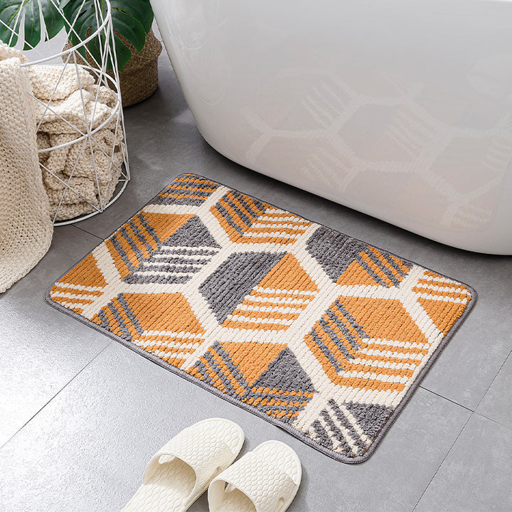 Geometric Pattern Indoor Welcome Mat