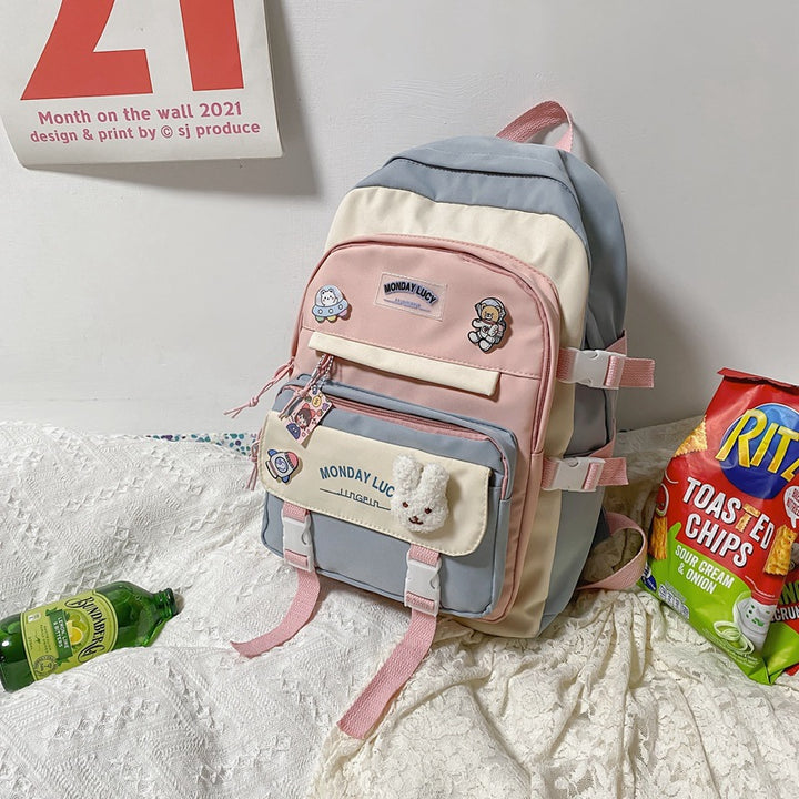 Playful Multi-Pocket Character Backpack Stornfield