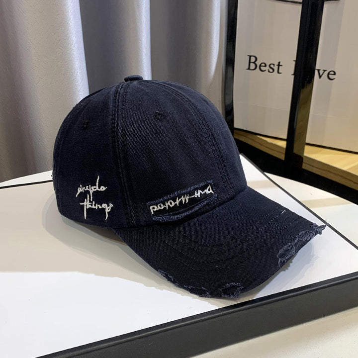 Unisex Distressed Graphic Baseball Hat Stornfield