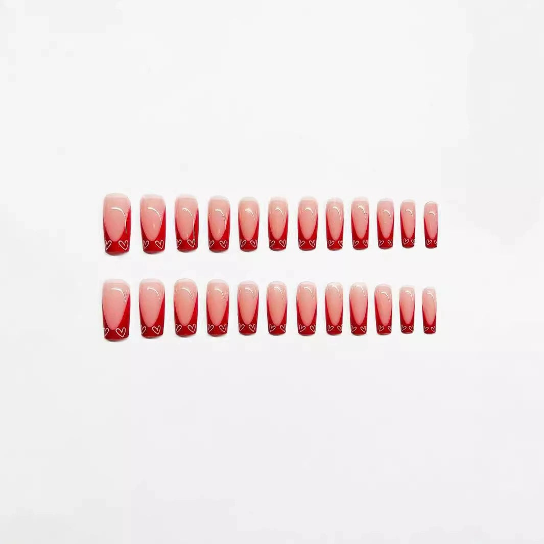 Elegant Double-Tip Press-On Nail Set Stornfield
