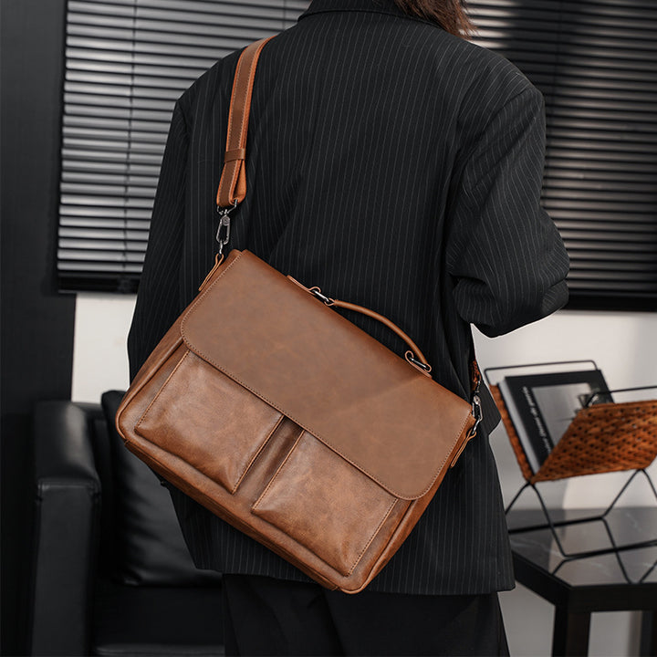 Stylish briefcase with multiple compartments Stornfield