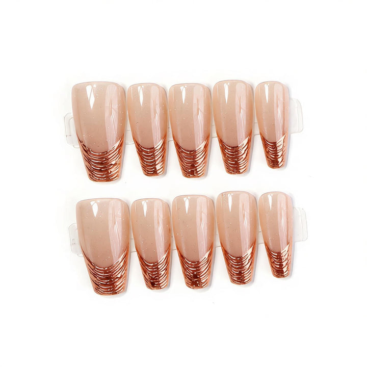 Glamorous French Tip Nail Art Stornfield