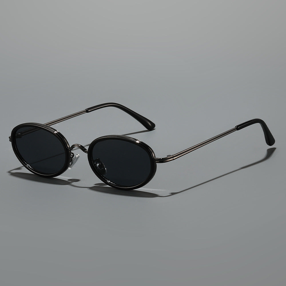 Women's fashionable sunglasses with high-quality frame and round lenses Stornfield