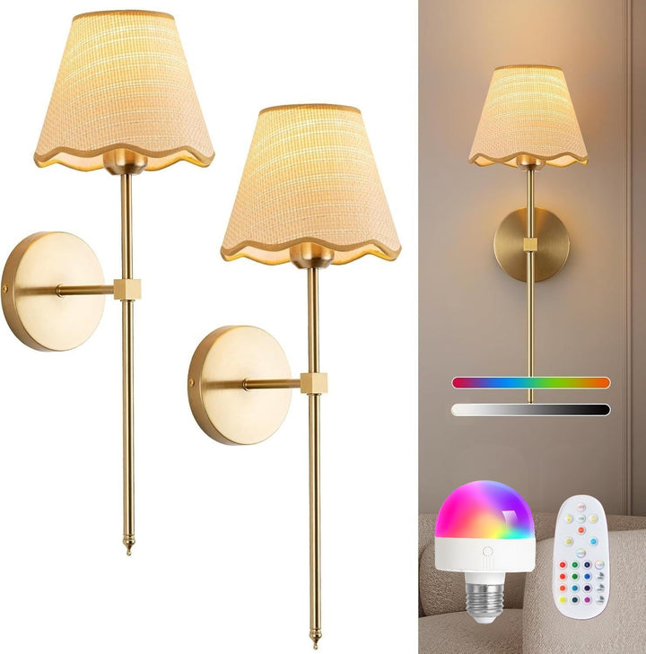 Elegant Adjustable Wall Sconce Set