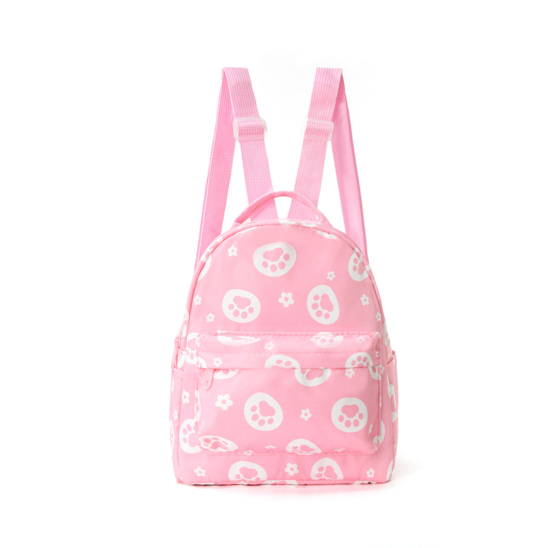Cute Backpack with Paw Print Design Stornfield