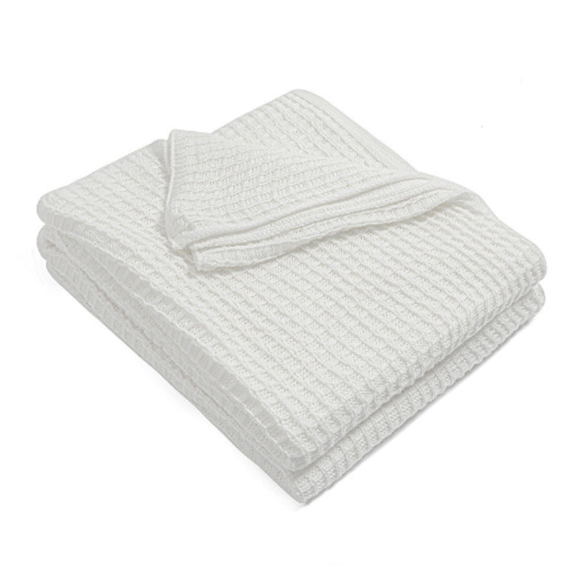 Women knitted throw blanket Stornfield