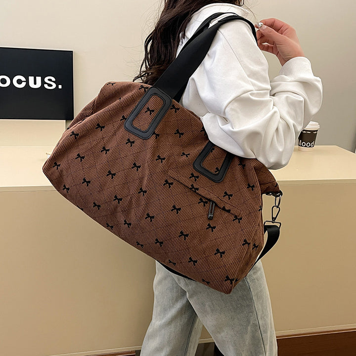 Tote bag with fruity design and multifunctional compartments Stornfield