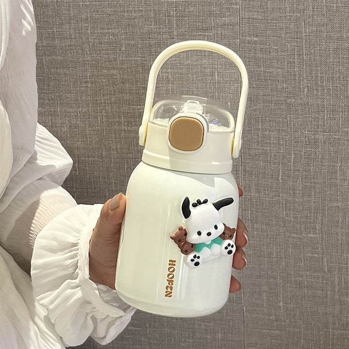 Women's insulated drinking container with practical carrying handle and cute design Stornfield