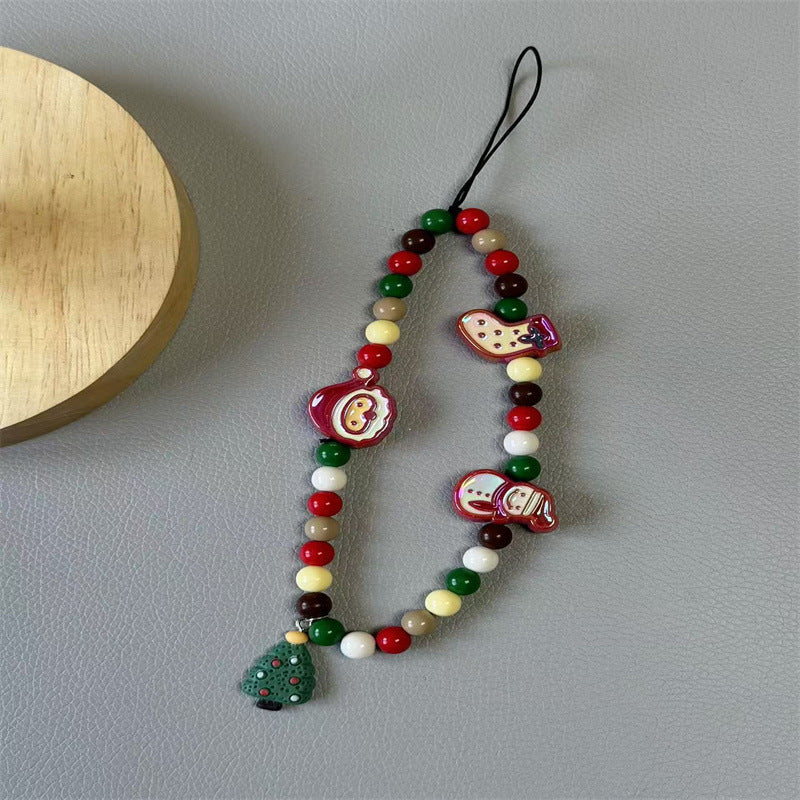 Holiday-Themed Beaded Eyewear Strap Stornfield