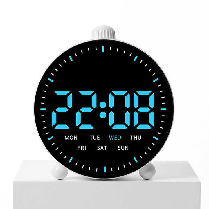Digital desk clock with LED display and date Stornfield