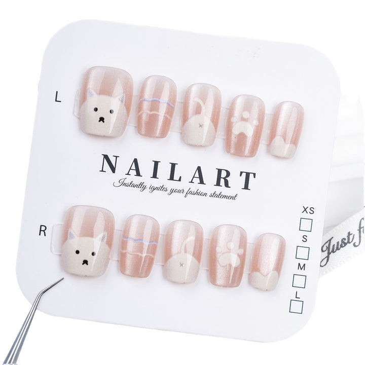 Artistic Long Stiletto Press-On Nail Set Stornfield