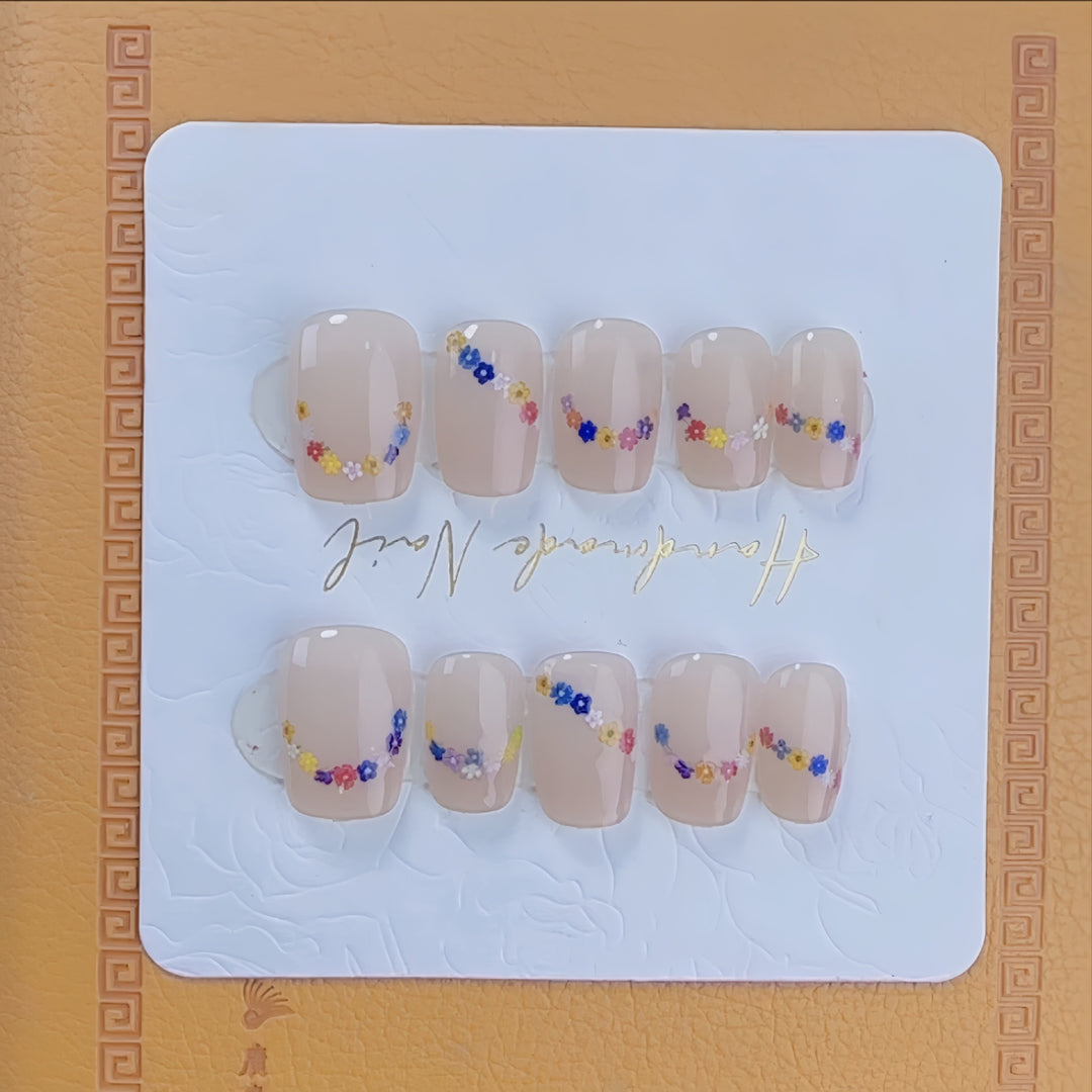 Unique Design Press-On Nail Set Stornfield