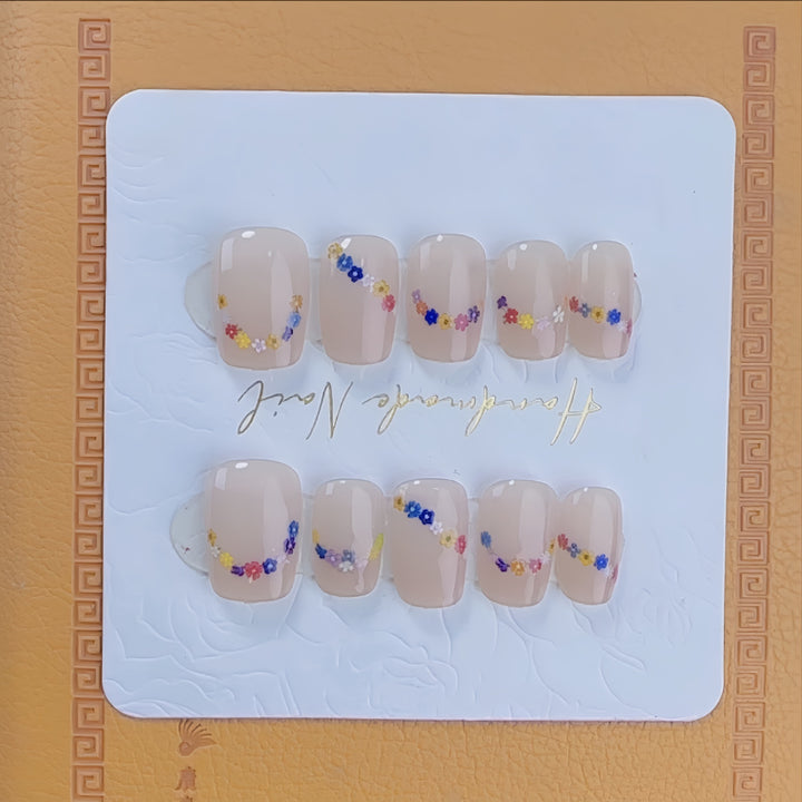 Unique Design Press-On Nail Set Stornfield