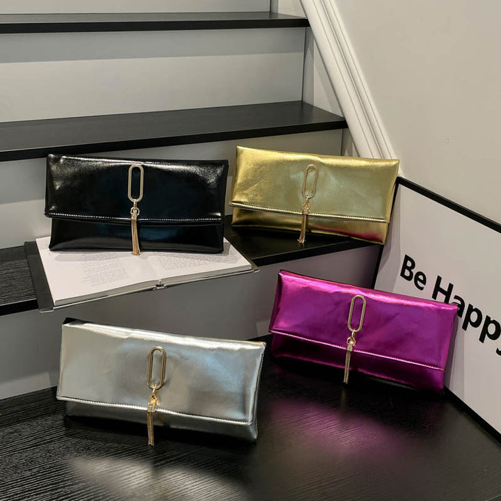 Glamorous Metallic Evening Clutch