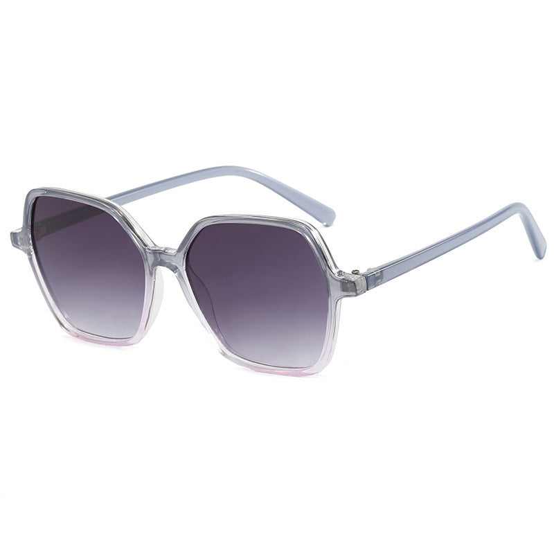 Women's oversized sunglasses with modern, transparent frame Stornfield