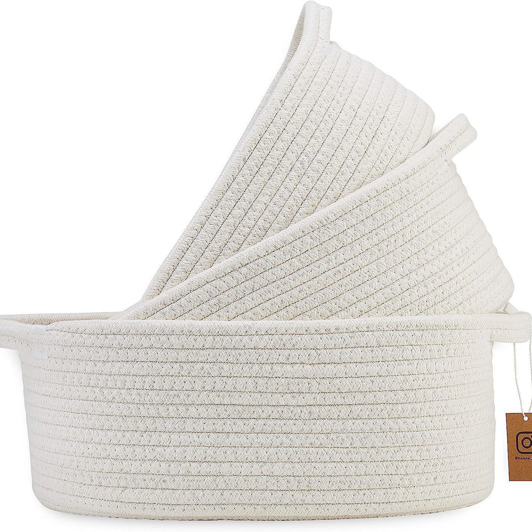 Ladies durable and stylish storage basket in layered look Stornfield