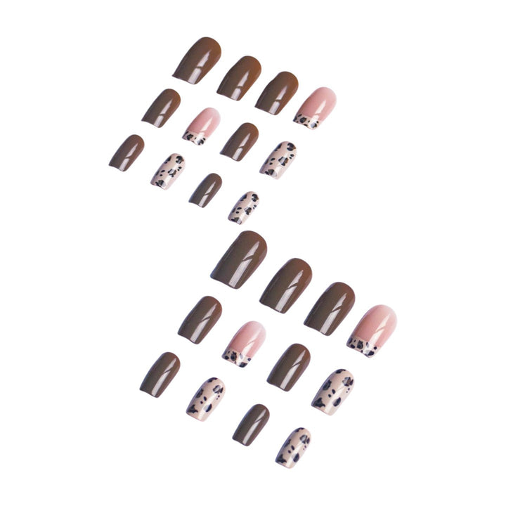 Artistic Leopard Print Nail Art