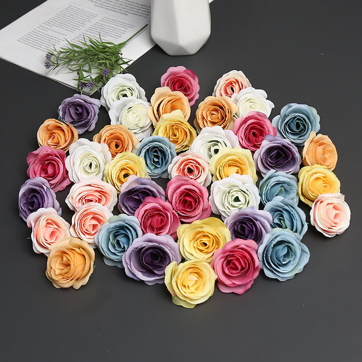 Realistic Artificial Rose Brooch